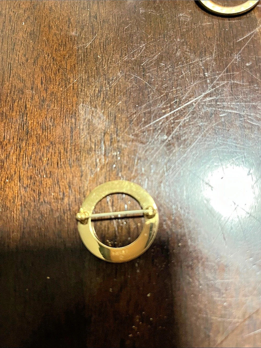 Vintage MonetGold-Tone Circular Brooch